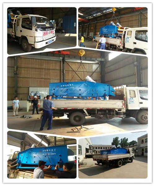 安徽馬鞍山雙層脫水篩發(fā)貨圖